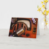 無線の一日 カード (黄色い花)