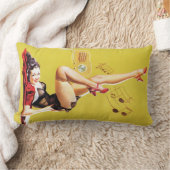 無線の演劇Pin ランバークッション (ブランケット)