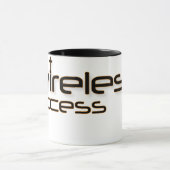 無線アクセスのキリスト教の祈りの言葉のマグ マグカップ (中央)