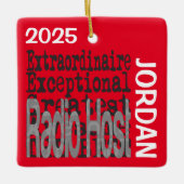 無線ホスト異常カスタム セラミックオーナメント (正面)