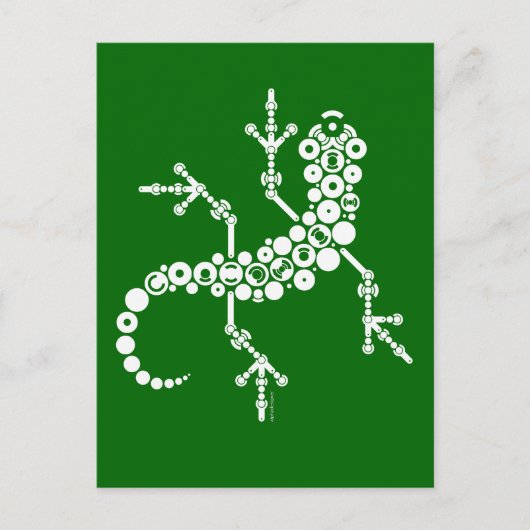 無線ヤモリ ポストカード (正面)