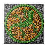 無線ヤモリ、黒い色認識テスト タイル (正面)