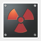 無線動作標識 スクエアシール (正面)