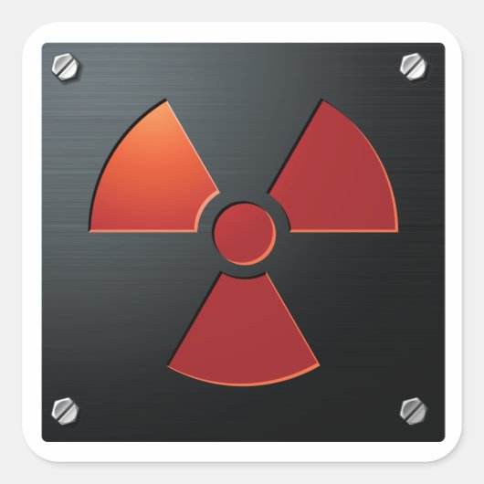 無線動作標識 スクエアシール (正面)