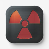 無線動作標識 ペーパープレート (正面)