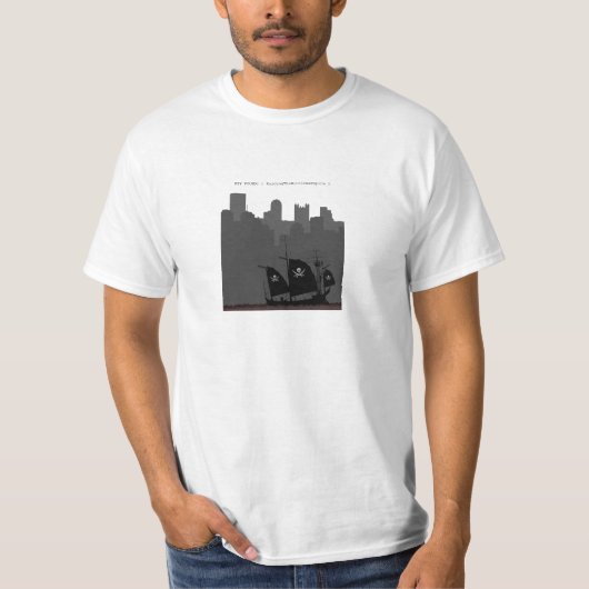 無線帝国ワイシャツの空襲 Tシャツ (正面)