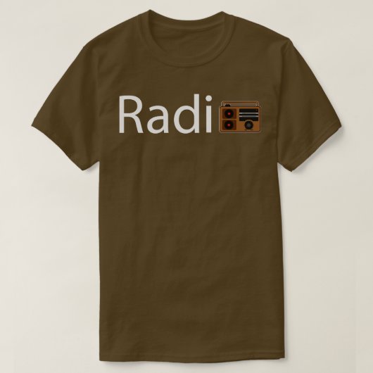 無線芸術的デザイン Tシャツ (デザイン正面)