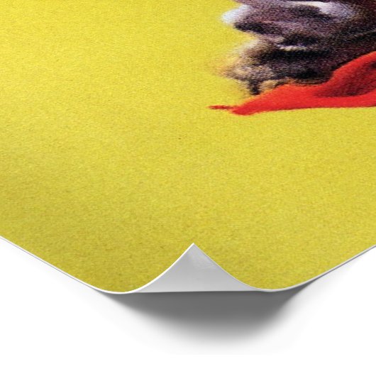 無線遊ヴィンテージのピン留め ポスター (角)