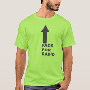 無線顔 Tシャツ