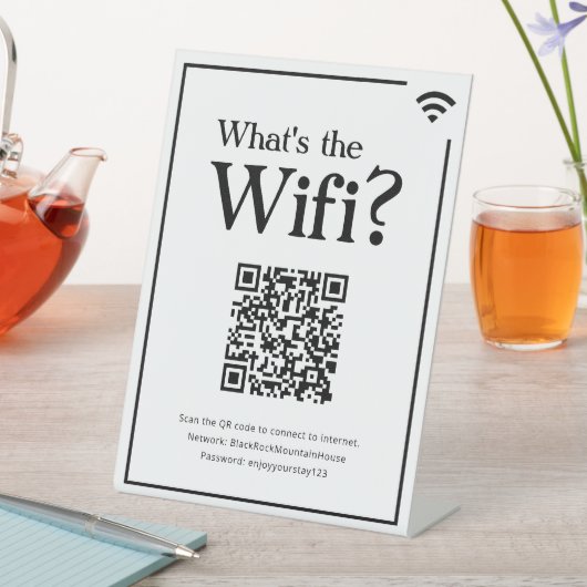 無線LANとはサインフォーバケーションレンタルホーム 台座サイン (インサイチュ)