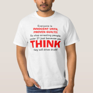 無罪推定 Tシャツ