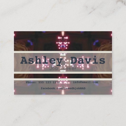 無職の名刺 名刺 (裏面)