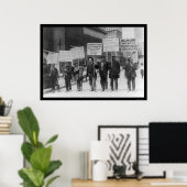 無職パレードNYC 1909 ポスター (ホームオフィス)