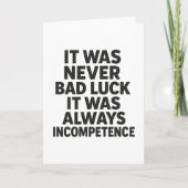 無能 カード (正面)