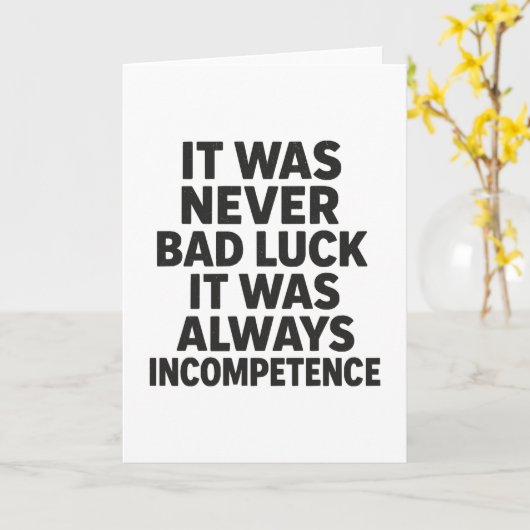 無能 カード (黄色い花)