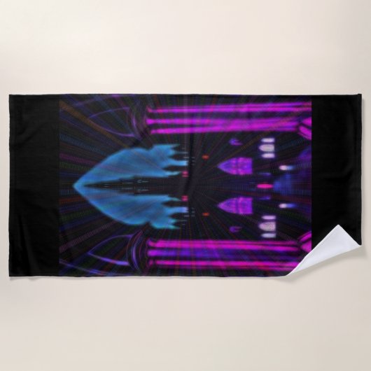 無脊椎動物シタデル ビーチタオル (正面)