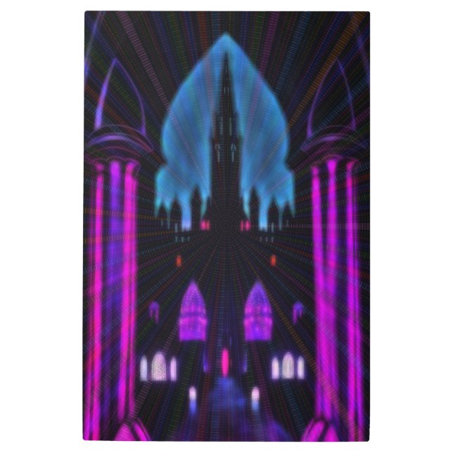 無脊椎動物シタデル メタルプリント (正面)