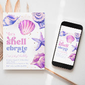 無脊椎動物誕生日招待状 | Seashells 招待状