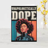 無自覚に黒い女王レトロ カード (黄色い花)