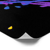 無色威厳のある ポスター (角)