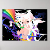 無色威厳のある ポスター (正面)