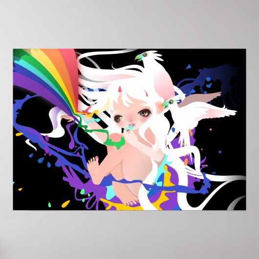 無色威厳のある ポスター (正面)