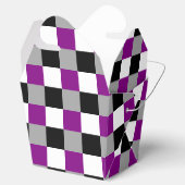 無色彩色のパタ市松模様にーン フェイバーボックス (オープン)