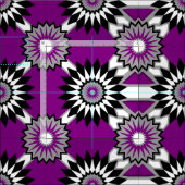 無色性プライドの色/紫ミラーパターン ファブリック (タイル)