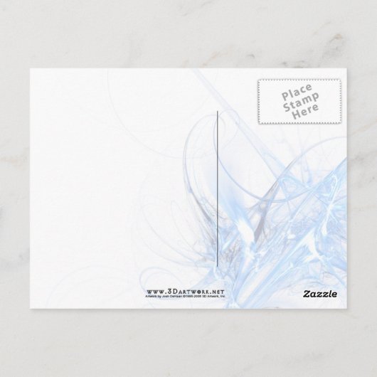 無色荒野はがき ポストカード (裏面)