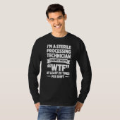 無菌処理技術者サイレントテック Tシャツ (正面フル)