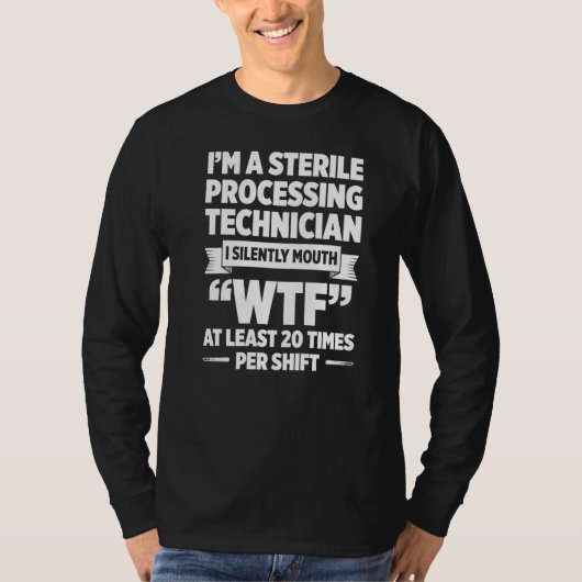 無菌処理技術者サイレントテック Tシャツ (正面)