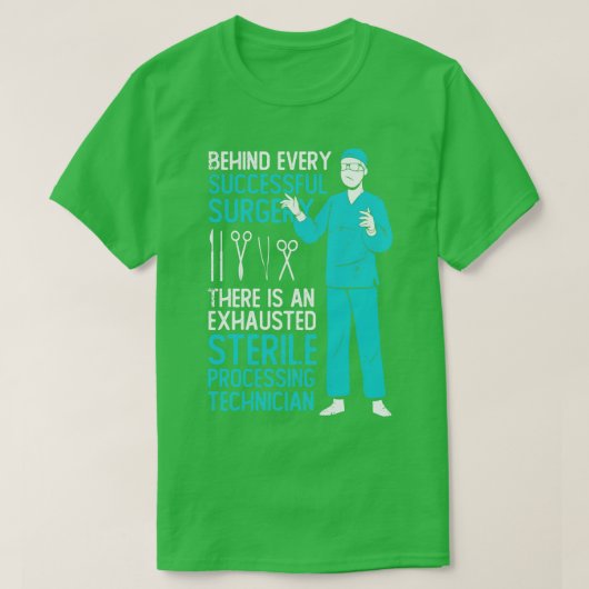 無菌加工技術者の技術提供 Tシャツ (デザイン正面)
