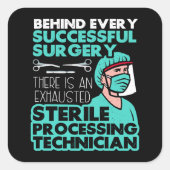 無菌加工技術者の技術評価 スクエアシール (正面)