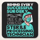 無菌加工技術者の技術評価 スクエアペーパーコースター (正面)