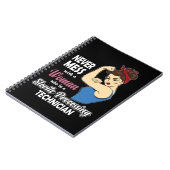 無菌加工技術者ギフト女性オートクレーブ ノートブック (左側)