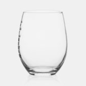 無菌化する ステムなしワイングラス (左)