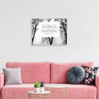 無行動の視覚 キャンバスプリント