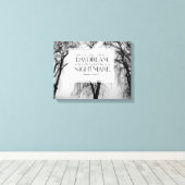 無行動の視覚 キャンバスプリント (インサイチュ (ウッドフロア))