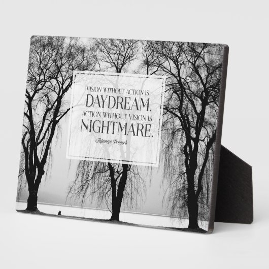 無行動の視覚 フォトプラーク (側面)