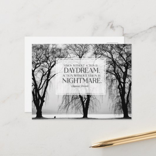 無行動の視覚 ポストカード (正面/裏面インサイチュ)