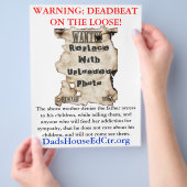 無表情なママ・フライヤー チラシ (手)