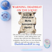 無表情なママ・フライヤー チラシ (シングル)