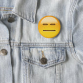 無表情な顔Emoji 缶バッジ (インサイチュ)