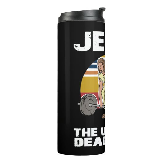 無表情イエスIキリスト教の重量挙げおもしろいの杖 タンブラー (回転左)