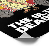 無表情イエスIキリスト教の重量挙げおもしろいの杖 ポスター (角)