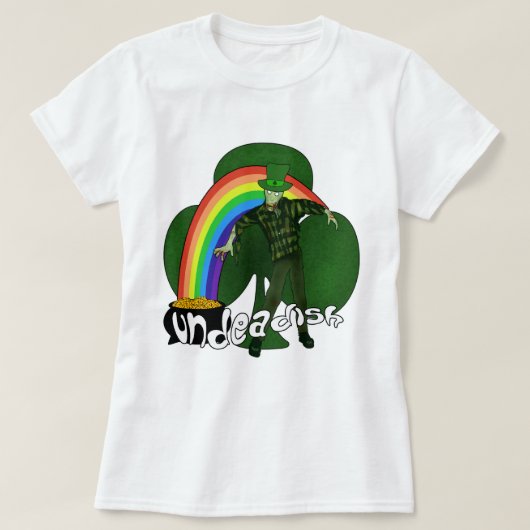 無表情ゾンビSt patricks dayティーズ Tシャツ (デザイン正面)