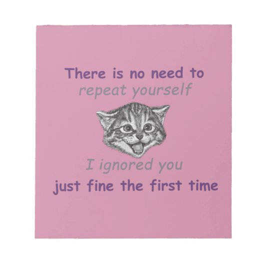 無視してる ノートパッド (正面)