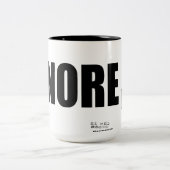 無視して下さい: 泡立ったマグ ツートーンマグカップ (中央)