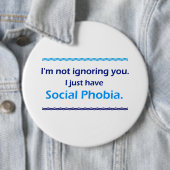 無視する社会恐怖症 缶バッジ (インサイチュ)