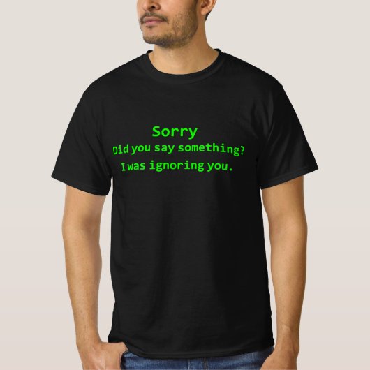 無視 Tシャツ (正面)